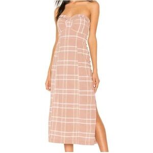 Free People Life Like This Midi Natural Dress Size XS